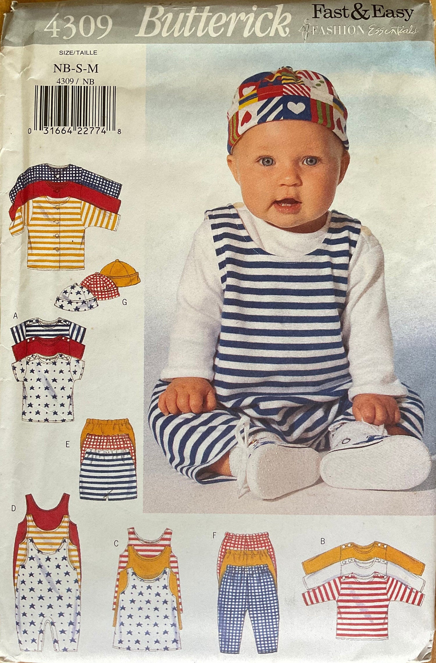 Butterick 4309 Sewing Pattern (Vintage) UNCUT/CUT