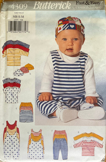 Butterick 4309 Sewing Pattern (Vintage) UNCUT/CUT