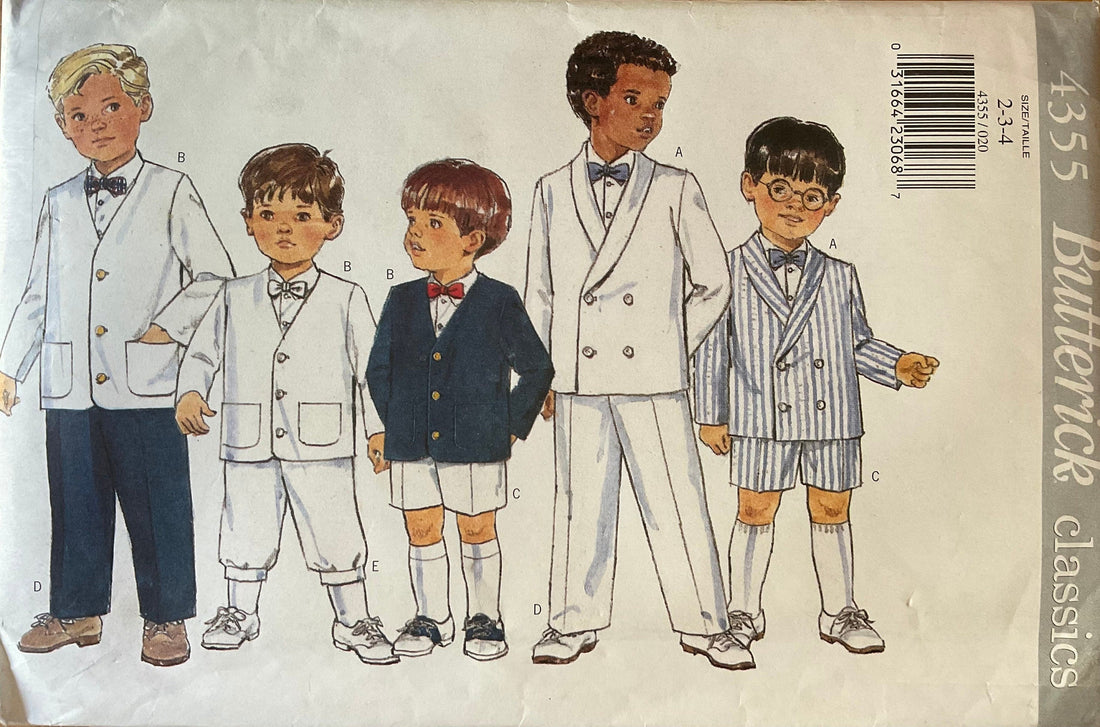 Butterick 4355 Sewing Pattern (Vintage) UNCUT/CUT