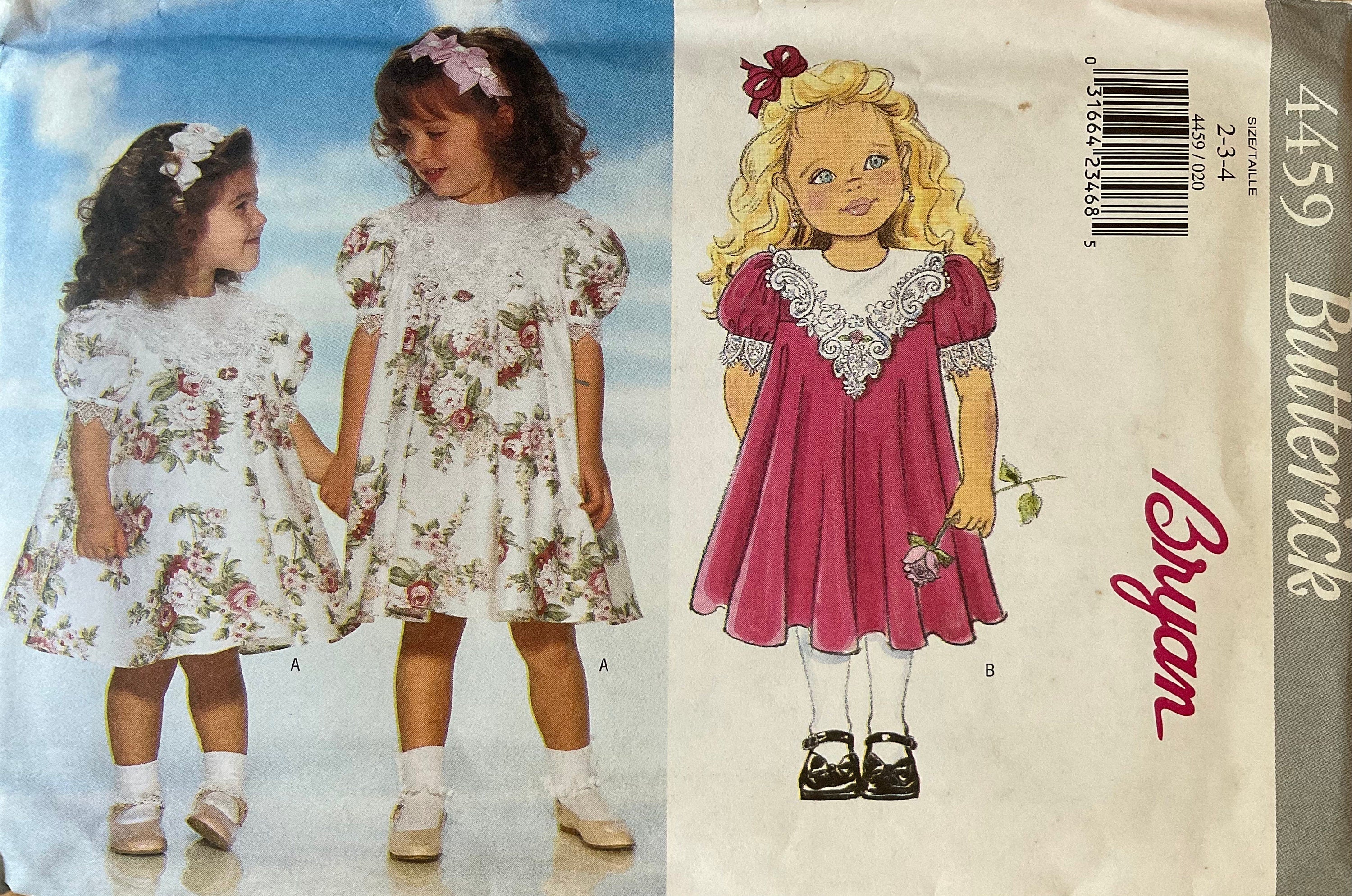 Butterick 4459 Sewing Pattern (Vintage) UNCUT