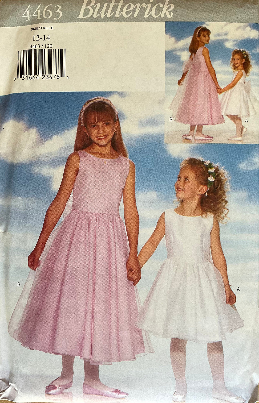 Butterick 4463 Sewing Pattern (Vintage) UNCUT