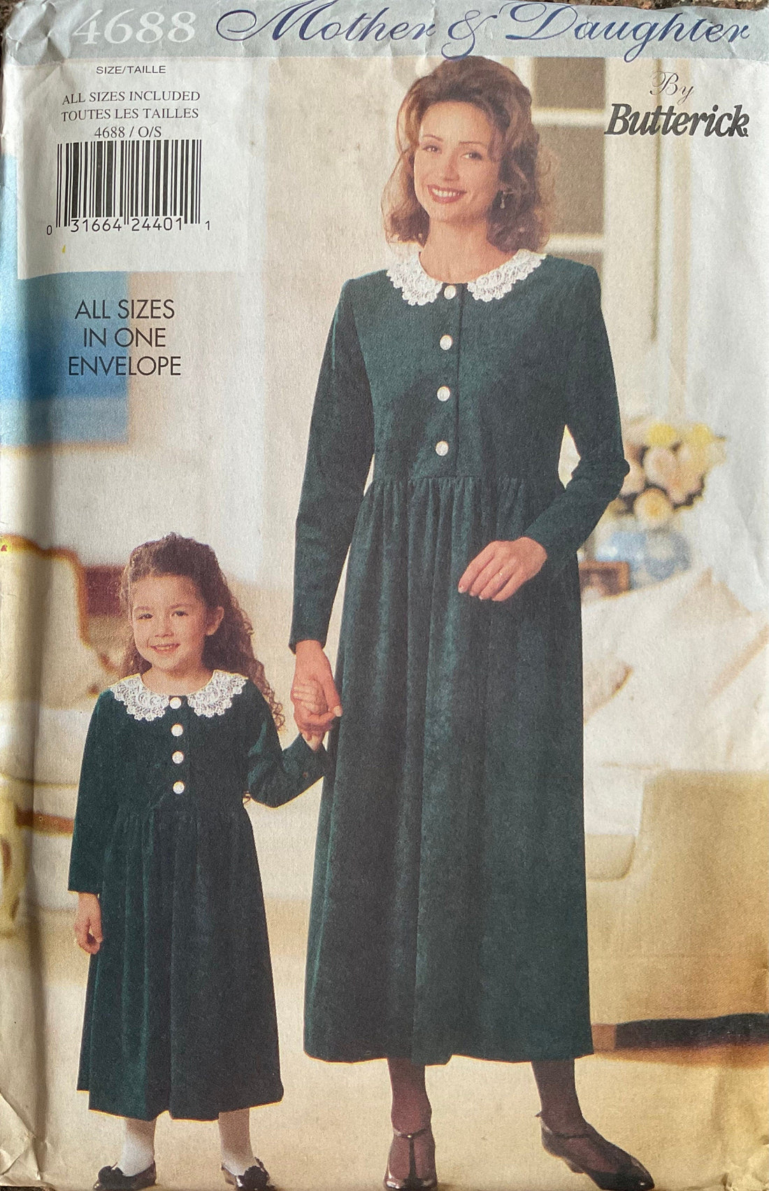 Butterick 4688 Sewing Pattern (Vintage) UNCUT