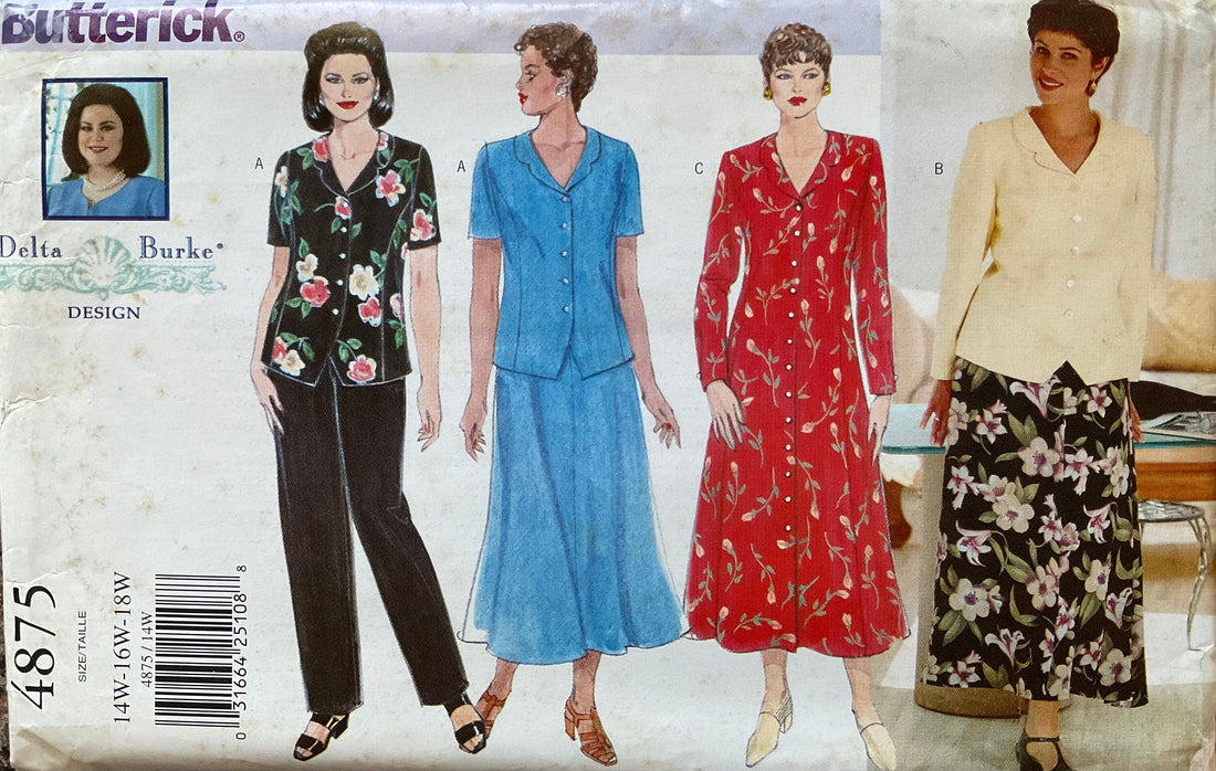 Butterick 4875 Sewing Pattern (Vintage) UNCUT