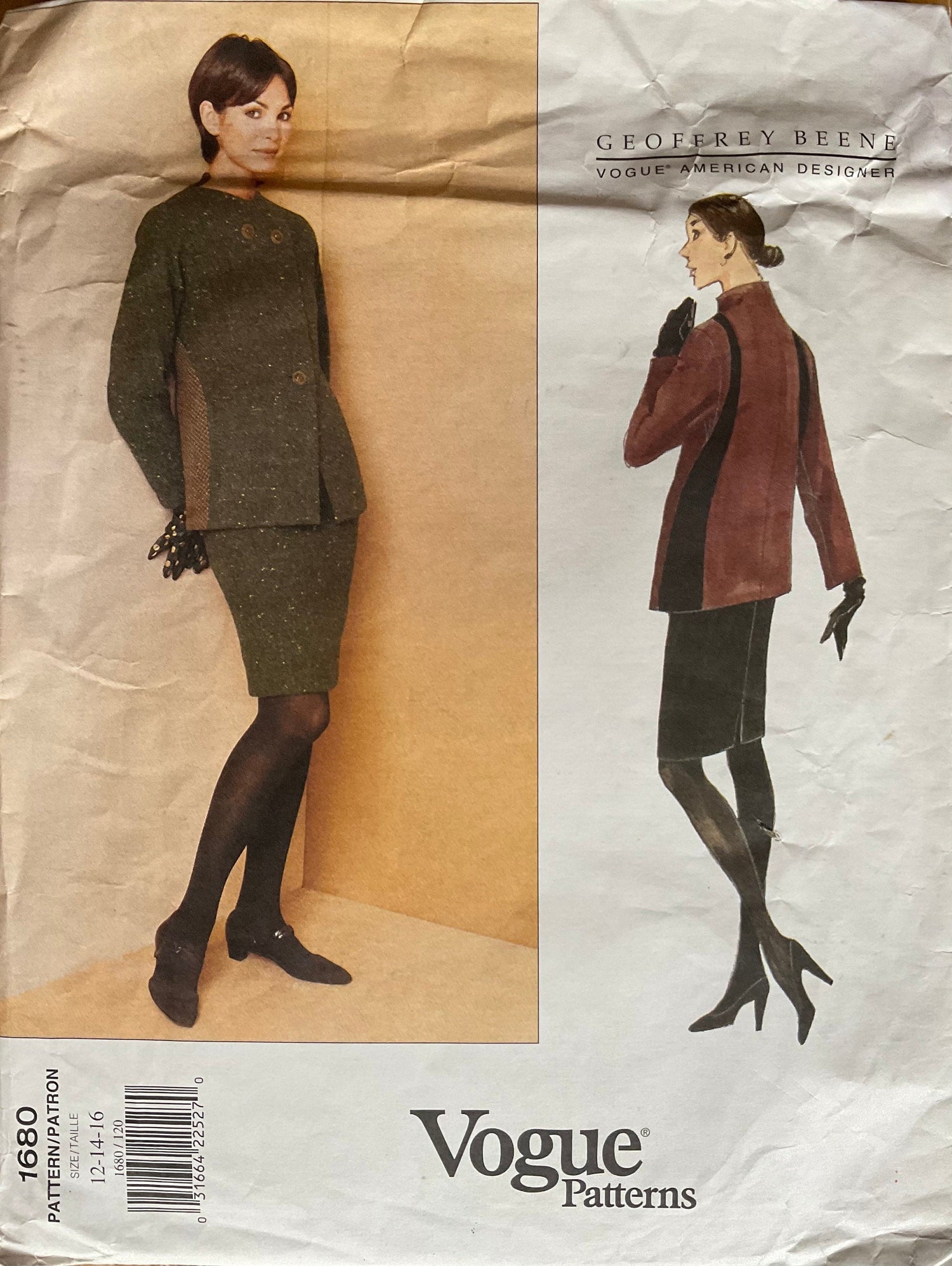 Vogue 1680 Sewing Pattern (Vintage) UNCUT