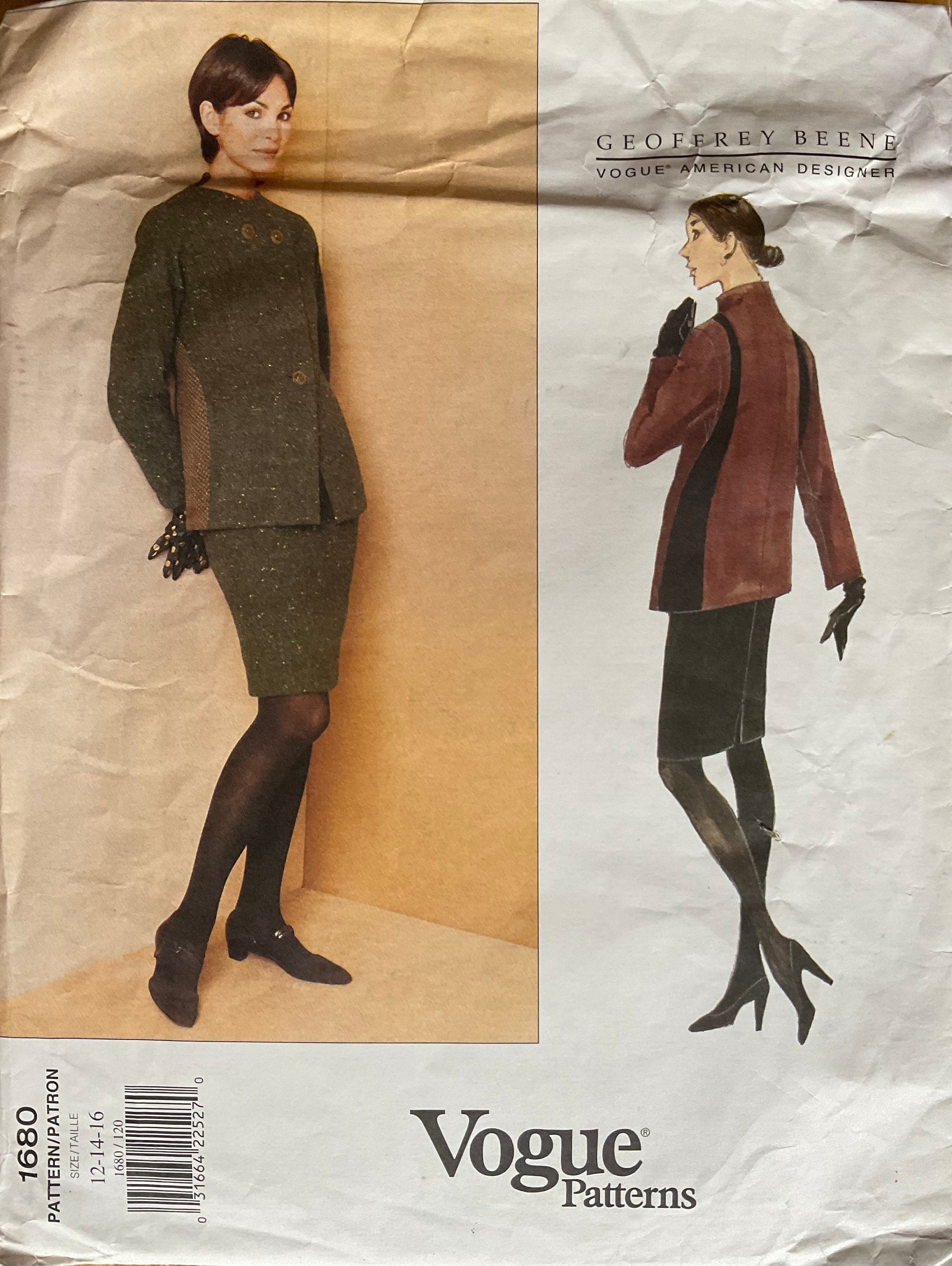 Vogue 1680 Sewing Pattern (Vintage) UNCUT