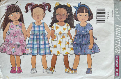 Butterick 4514 Sewing Pattern (Vintage) CUT
