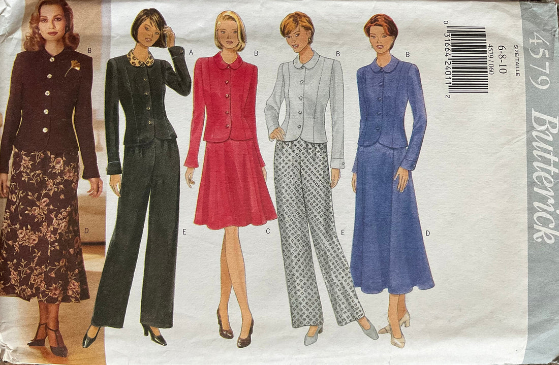 Butterick 4579 Sewing Pattern (Vintage) UNCUT