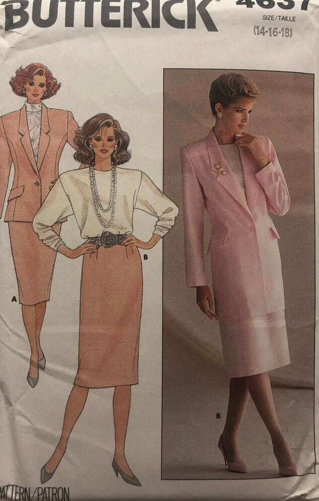 Butterick 4637 Sewing Pattern (Vintage) UNCUT