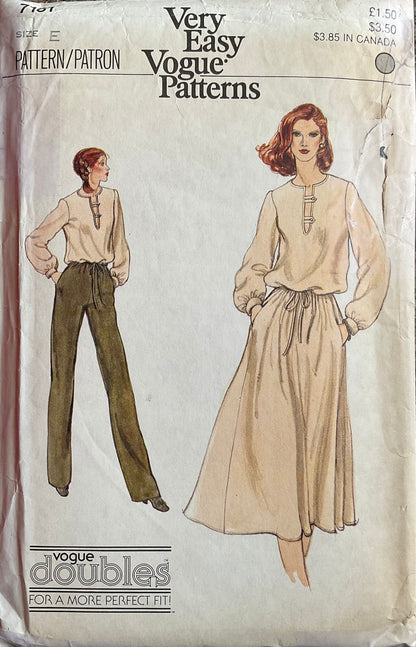 Vogue 7161 Sewing Pattern (Vintage) UNCUT