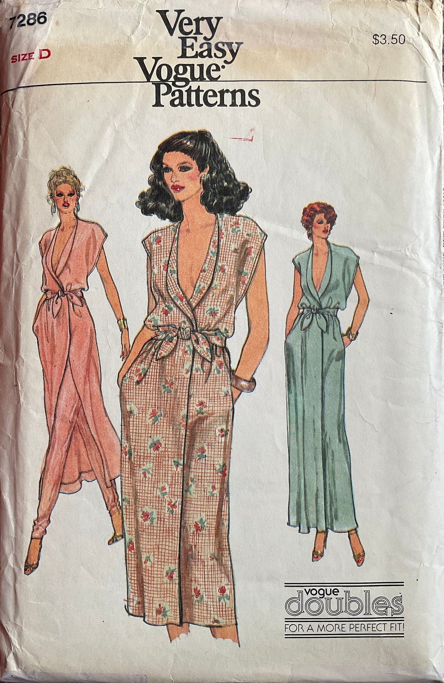 Vogue 7286 Sewing Pattern (Vintage) CUT