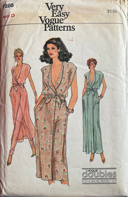 Vogue 7286 Sewing Pattern (Vintage) CUT