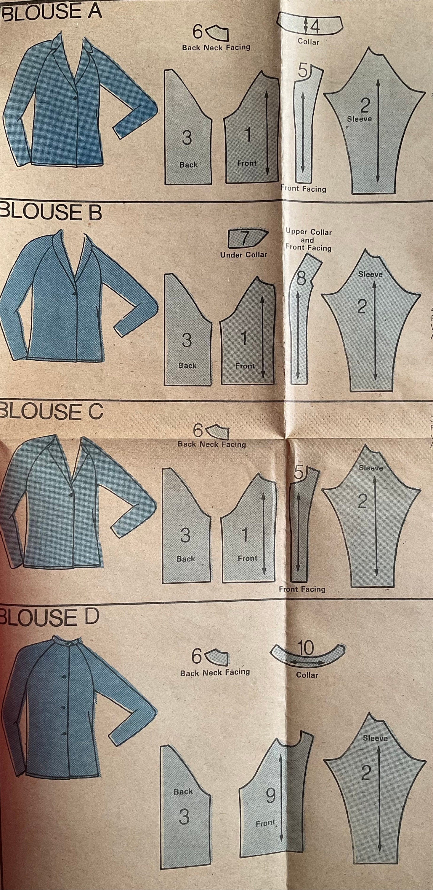 Vogue 7460 Sewing Pattern (Vintage) CUT