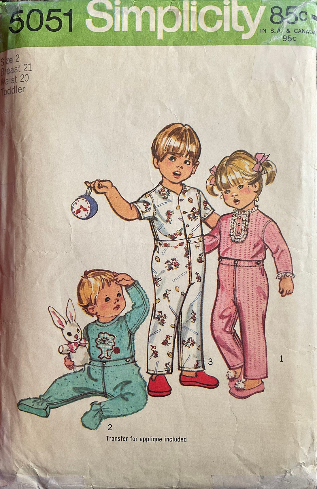 Simplicity 5051 Sewing Pattern (Vintage) CUT