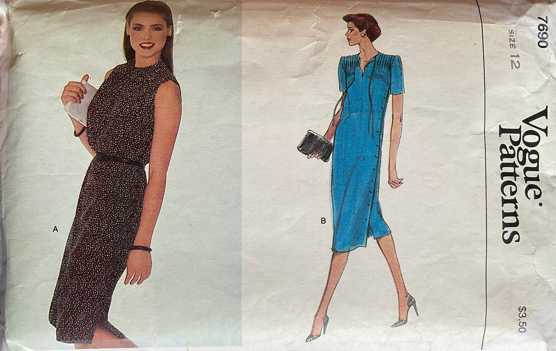 Vogue 7690 Sewing Pattern (Vintage) CUT