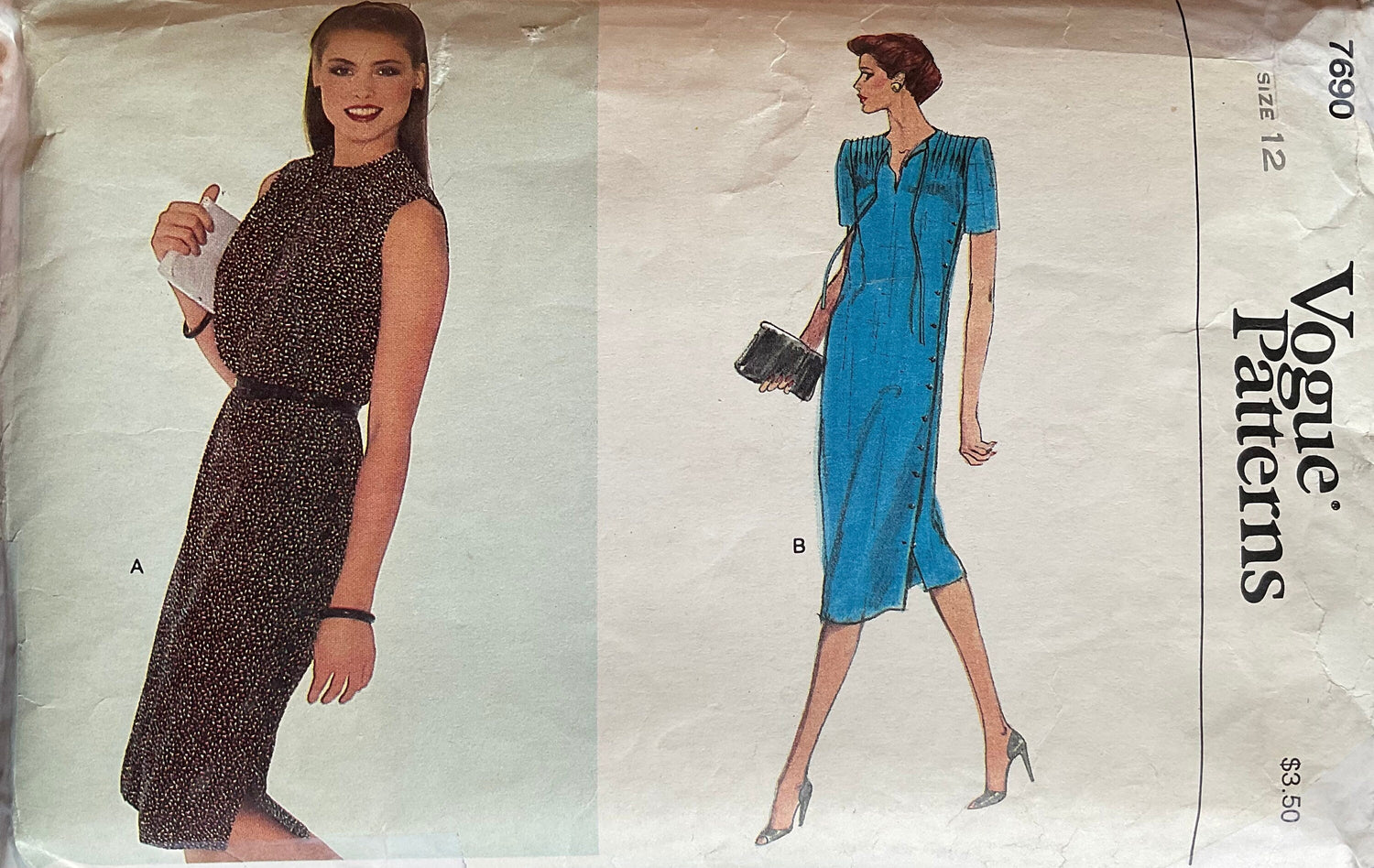 Vogue 7690 Sewing Pattern (Vintage) CUT