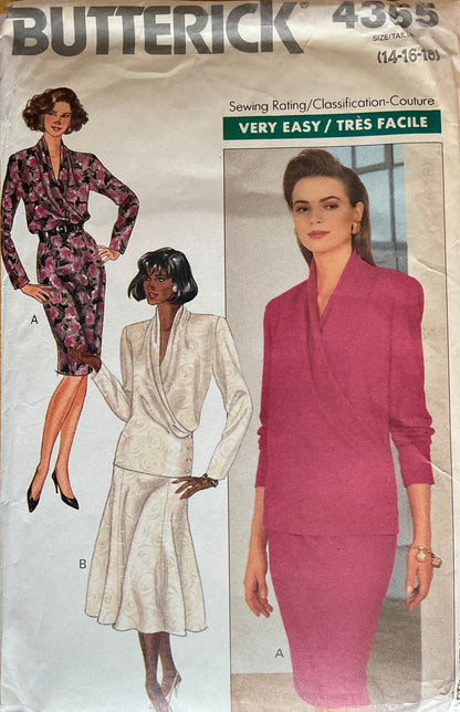 Butterick 4365 Sewing Pattern (Vintage) CUT