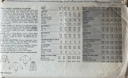 Butterick 4376 Sewing Pattern (Vintage) CUT