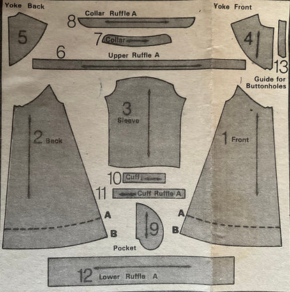 Butterick 4541 Sewing Pattern (Vintage) CUT