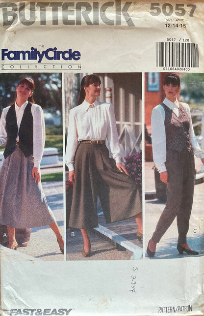 Butterick 5057 Sewing Pattern (Vintage) UNCUT