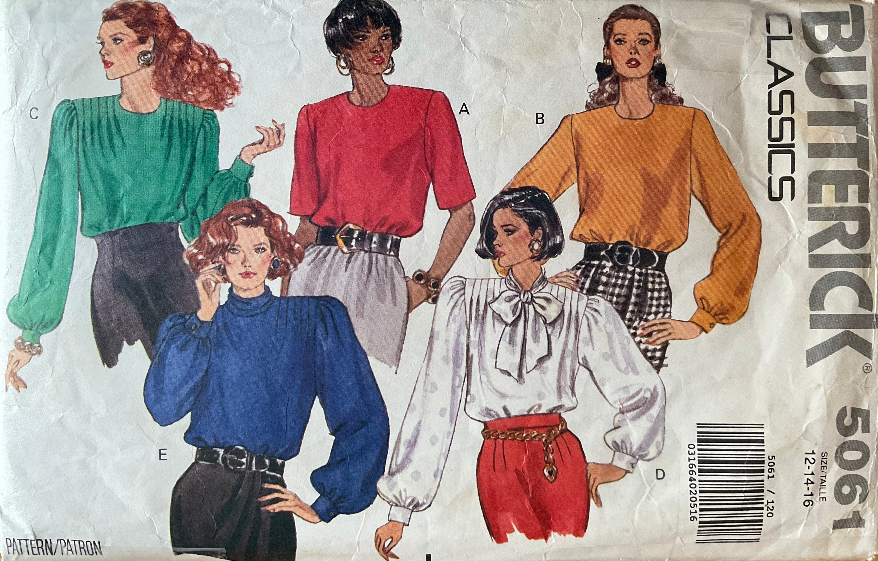 Butterick 5061 Sewing Pattern (Vintage) CUT