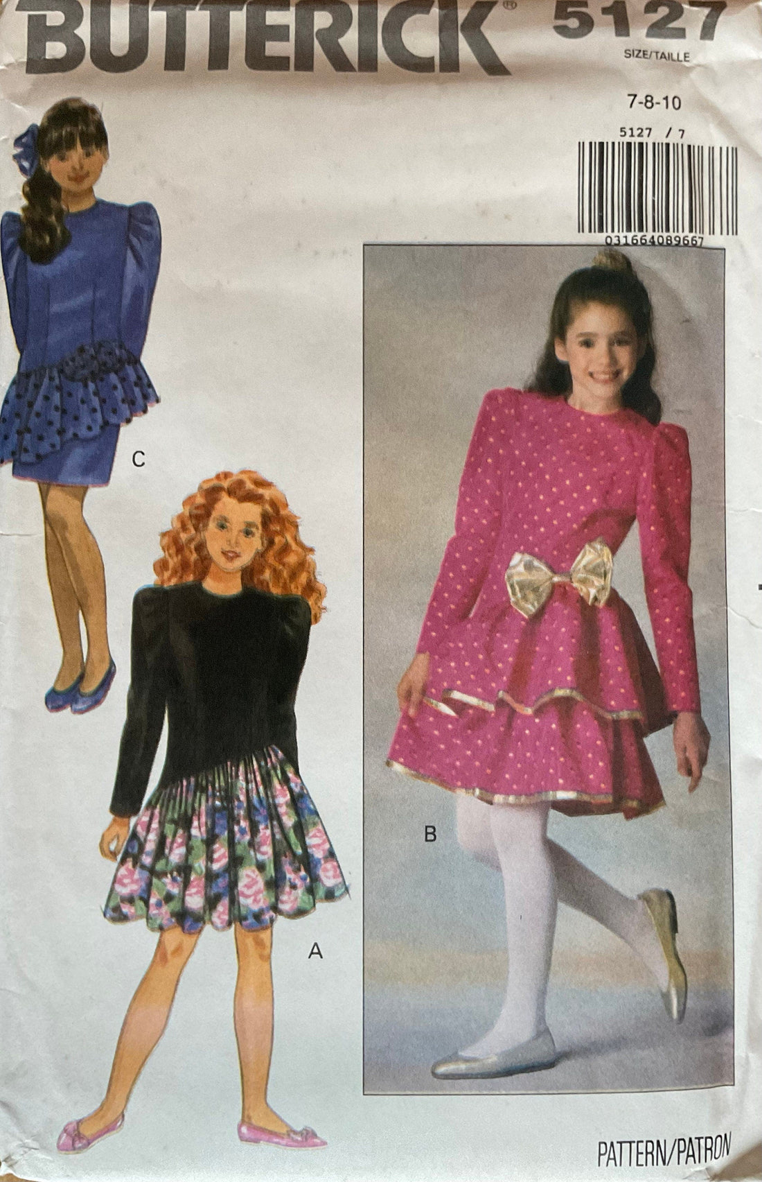 Butterick 5127 Sewing Pattern (Vintage) UNCUT