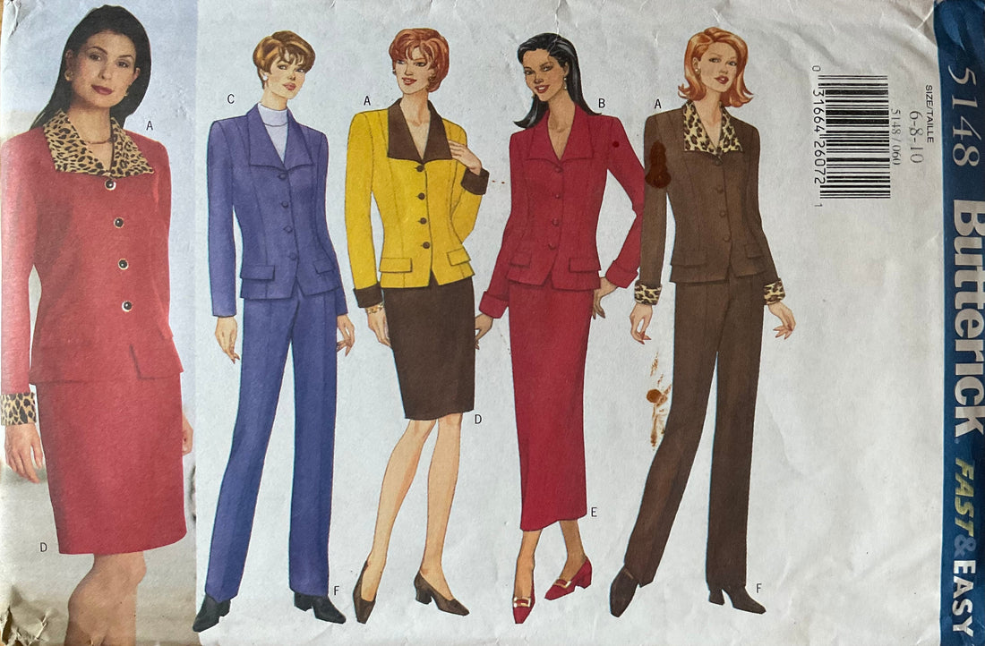 Butterick 5148 Sewing Pattern (Vintage) UNCUT