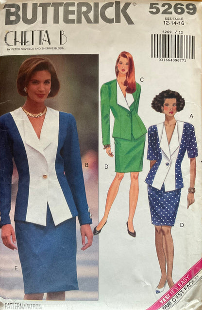 Butterick 5269 Sewing Pattern (Vintage) CUT