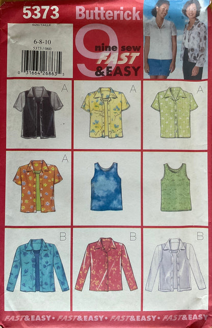 Butterick 5373 Sewing Pattern (Vintage) UNCUT