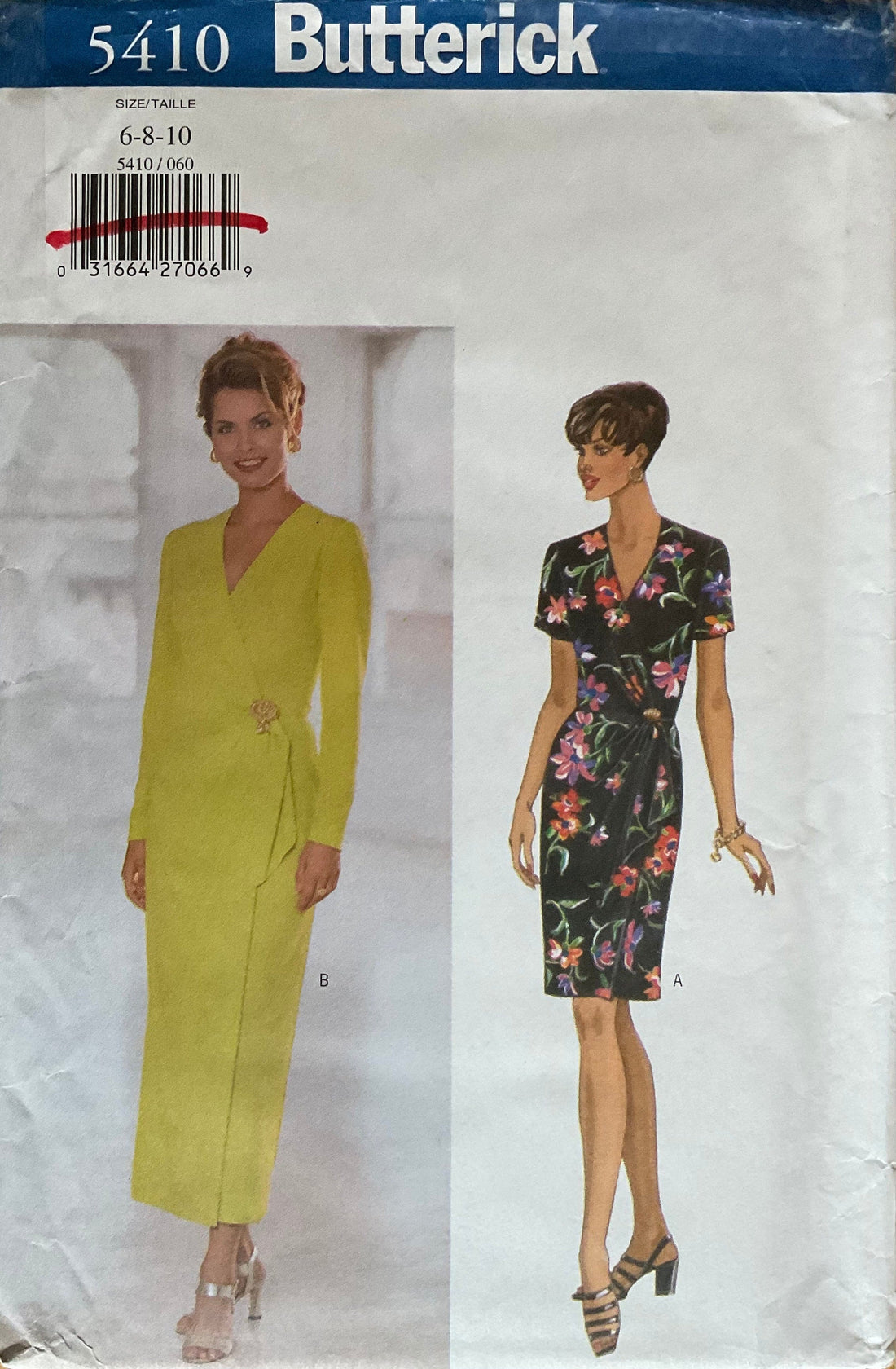 Butterick 5410 Sewing Pattern (Vintage) UNCUT