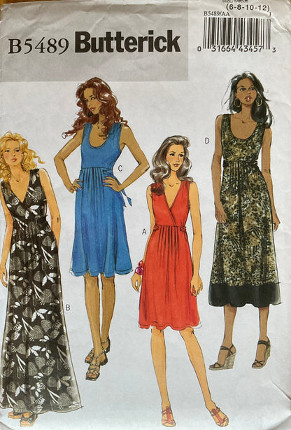 Butterick 5489 Sewing Pattern (Vintage) CUT