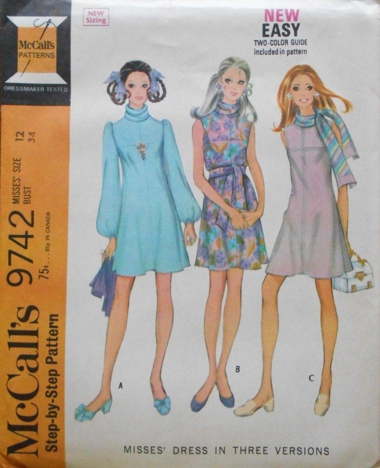 McCall’s 9742 Sewing Pattern (Vintage) CUT