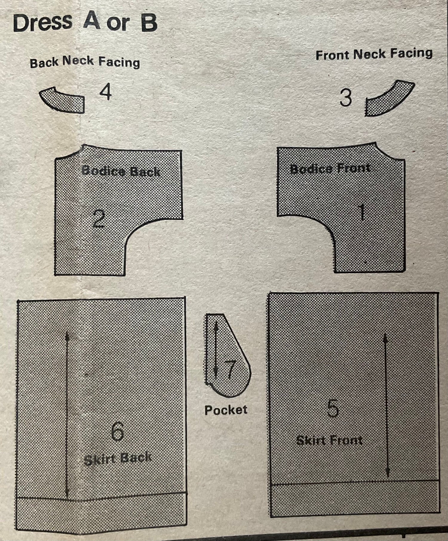 Butterick 4966 Sewing Pattern (Vintage) CUT