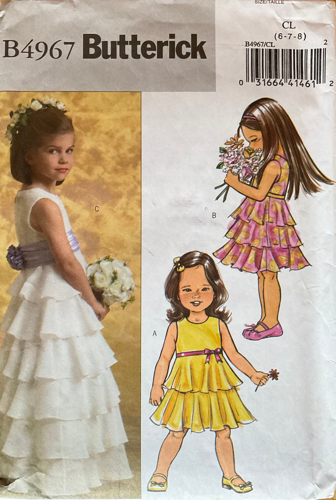 Butterick 4967 Sewing Pattern (Vintage) CUT