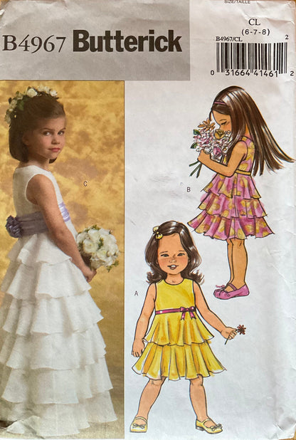 Butterick 4967 Sewing Pattern (Vintage) CUT