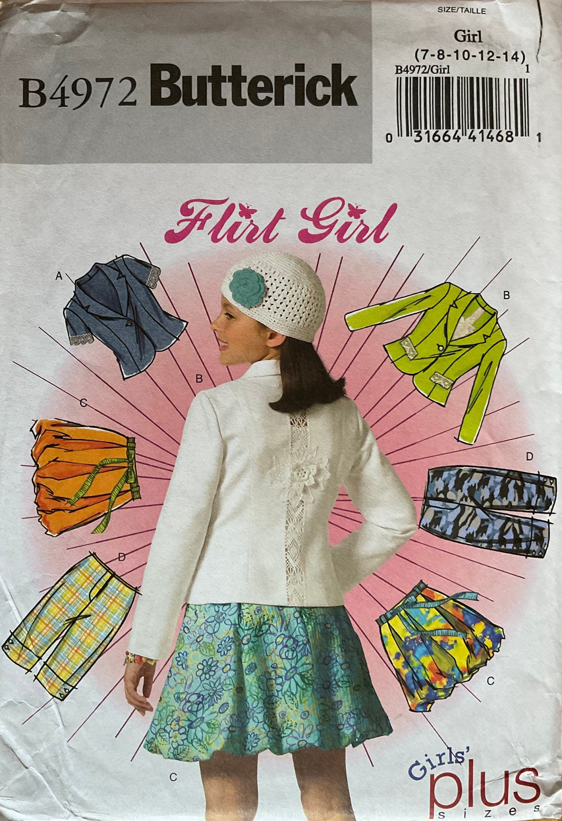 Butterick 4972 Sewing Pattern (Vintage) UNCUT