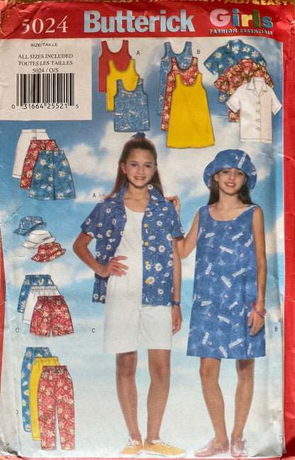 Butterick 5024 Sewing Pattern (Vintage) UNCUT
