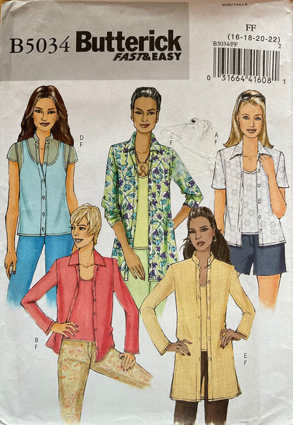 Butterick 5034 Sewing Pattern (Vintage) UNCUT