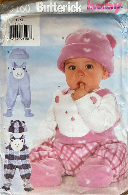 Butterick 5160 Sewing Pattern (Vintage) UNCUT