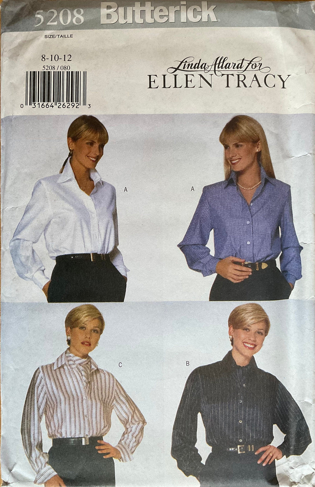 Butterick 5208 Sewing Pattern (Vintage) UNCUT