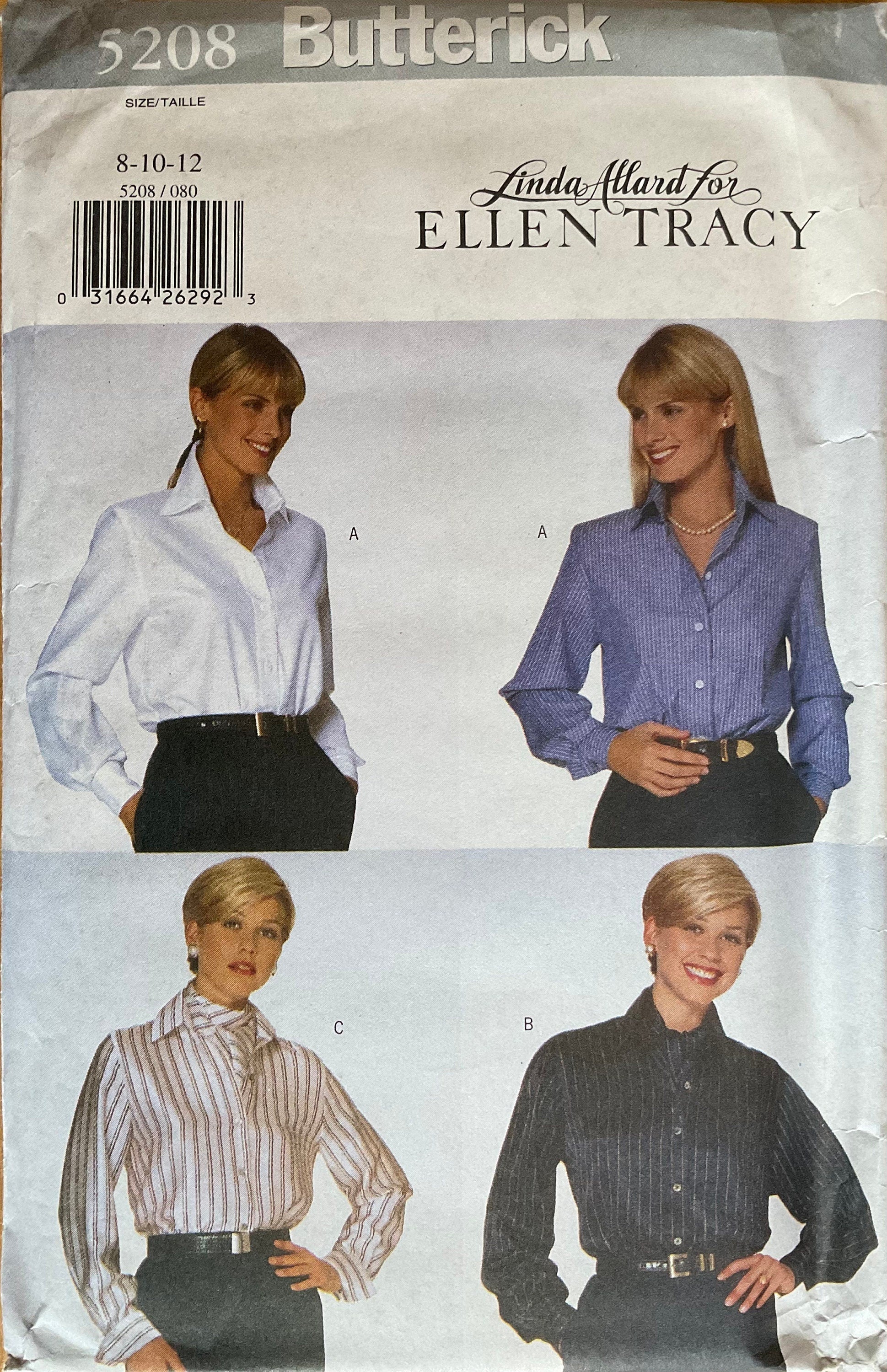 Butterick 5208 Sewing Pattern (Vintage) UNCUT