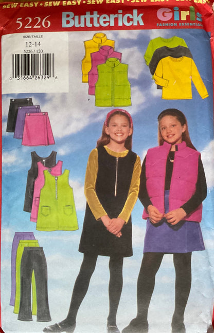 Butterick 5226 Sewing Pattern (Vintage) UNCUT