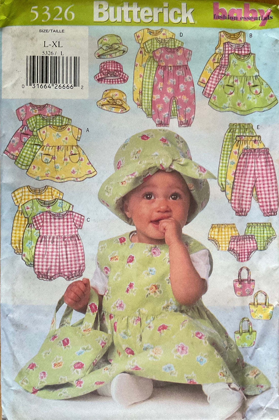 Butterick 5326 Sewing Pattern (Vintage) UNCUT