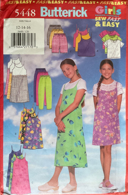 Butterick 5448 Sewing Pattern (Vintage) UNCUT