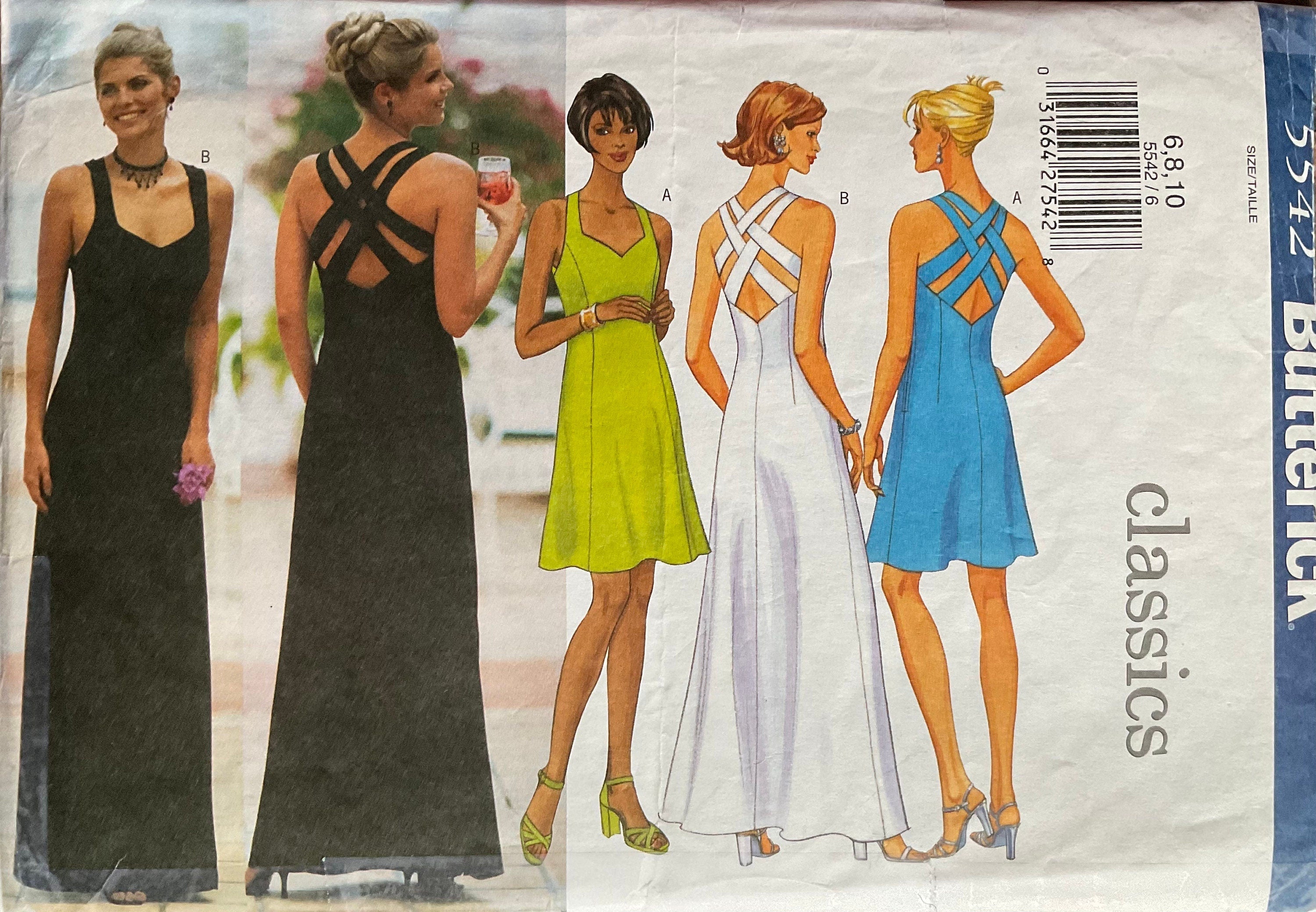 Butterick 5542 Sewing Pattern (Vintage) UNCUT