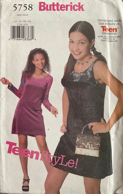 Butterick 5758 Sewing Pattern (Vintage) UNCUT
