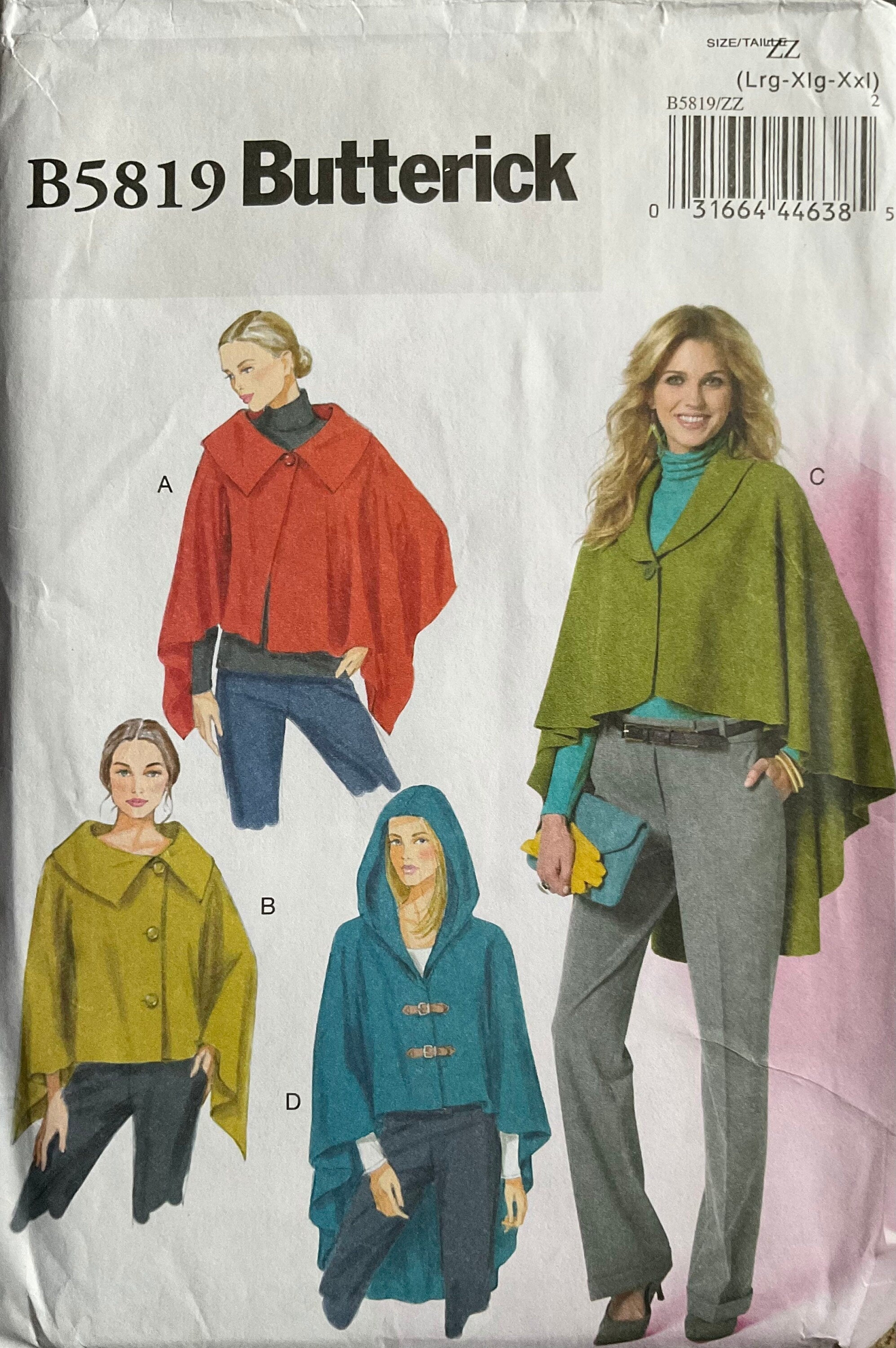 Butterick 5819 Sewing Pattern (Vintage) CUT