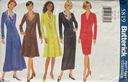 Butterick 5819 Sewing Pattern (Vintage) UNCUT