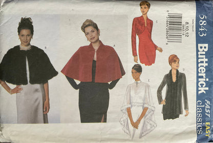 Butterick 5843 Sewing Pattern (Vintage) CUT
