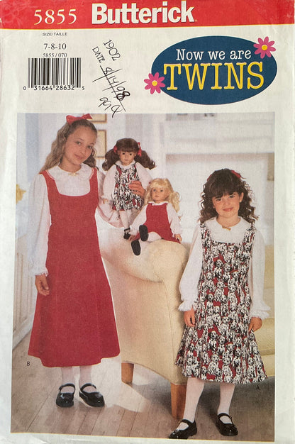 Butterick 5855 Sewing Pattern (Vintage) UNCUT