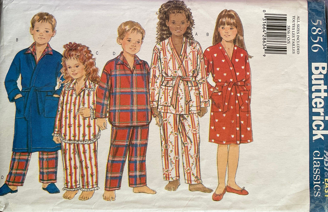 Butterick 5856 Sewing Pattern (Vintage) CUT
